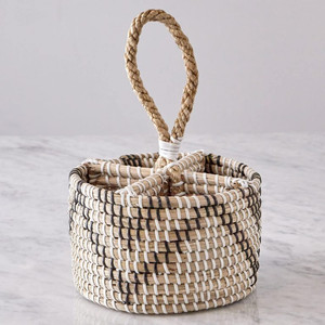 Seagrass Utensil <b>Caddy</b> Holder Handmade Natural High Quality in Vietnam - Product Image 3