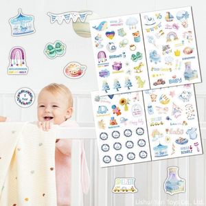 <b>Scrapbook</b> Photo Album Record Decor by Every Event Journal Keepsake Baby Memory Book with Matching Milestone Stickers - Product Image 4