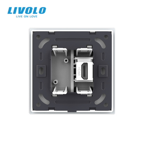 <span class=keywords><strong>Prise</strong></span> murale <span class=keywords><strong>HDMI</strong></span> haute vitesse 4K LIVOLO, norme britannique 86x86mm 22.5x45mm, transmission HD stable pour applications multimédias - Product Image 4