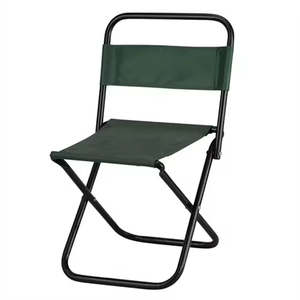 Outdoor Ultra-Light Portable Small Folding Chair Metal Camping Fishing <b>Garden</b> Outdoor Furniture Chair - Product Image 1