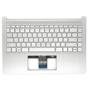 สำหรับ HP 14-DQ 14-FQ 14T-DQ 14Z-FQ 14s-DR 14S-FQ ซีรีส์แล็ปท็อปเคสบนพร้อมไฟแบ็คไลท์คีย์บอร์ดฝาครอบด้านบนที่วางฝ่ามือ L88206-001 - Product Image 1