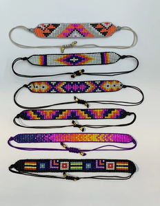 <span class=keywords><strong>Venta</strong></span> caliente Bohemian <span class=keywords><strong>Delica</strong></span> <span class=keywords><strong>Miyuki</strong></span> Pulsera de tela simple Tiras de tela Pulsera de cuerda de Amistad ajustable para la <span class=keywords><strong>venta</strong></span> - Product Image 5