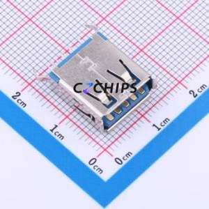 USB-302LD-ARY USB Connector Through hole Component (THT) Connector Type-A USB 3.0 Female Through Hole - Product Image 1