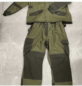 Combinaison GORKA camouflage CP coupe-vent pour travaux en extérieur SFG01 avec grandes poches et doublure polaire, vêtements d'hiver chauds personnalisés - Product Image 3
