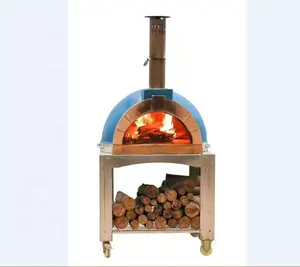 Easy Assembled Feature Clay Pizza Oven outdoor pizza oven