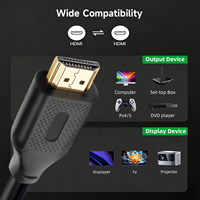 Câble HDMI WISTAR confortable, nouveau design, personnalisé, 4K, câble HDMI 2.1, vidéo HDMI vers moniteur d'ordinateur