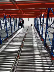 Estante de almacenamiento de flujo de gravedad personalizable Peterack estante de almacén de palés apilables de montaje resistente - Product Image 3