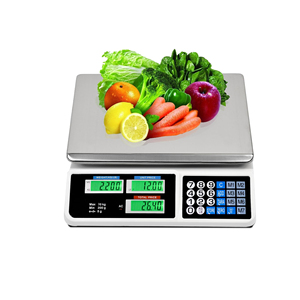 Báscula Digital de 30 kg para Supermercado, Báscula Comercial Electrónica para Pesar y Calcular Precios - Product Image 1