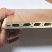 Panneaux muraux intégrés en PVC modernes, ignifuges, imperméables, géométriques, faciles à installer, durables, pour salle de bain, hôtel