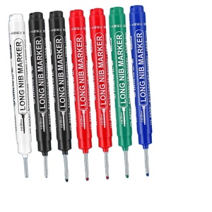 <span class=keywords><strong>Marqueur</strong></span> <span class=keywords><strong>indélébile</strong></span> à pointe longue de 20 mm, pointe longue pour percer, résistant à l'eau, marqueurs imperméables, <span class=keywords><strong>marqueur</strong></span> pour bois et métal - Product Image 1