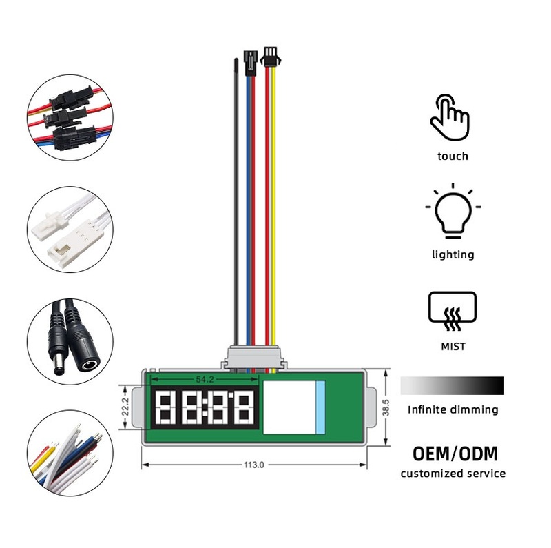 DC12V 5A 60W Inductive Switches Time