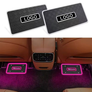 Alfombrilla para Coche con Luz Ambiental, Bluetooth, Luz de Pie con Color Fantasma, Activación por Voz, Ritmo, Decoración de Coche, Luz de Ambiente - Product Image 1