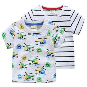 Boutique en ligne de mode coréenne pour enfants, t-shirts en tricot rayés provenant d'un fournisseur chinois - Product Image 4