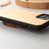 Casing HP Anti Benturan TPU Grosir, Casing HP Kayu Asli, Casing HP Kayu Alami untuk iPhone 11/12/13/14