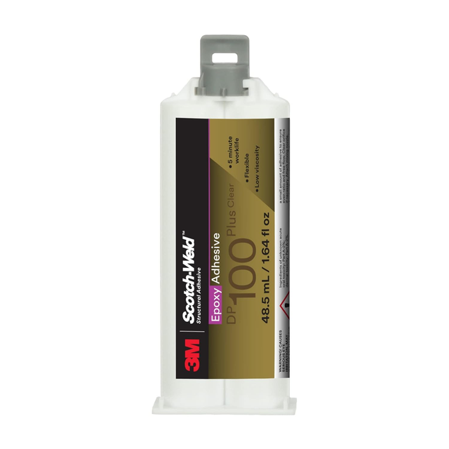 3 M DP100 Clear Epoxy Glue for Hard Plastic Fast-setting Versatile Structural Adhesive AB Glue for Metals Glass Woods Plastics