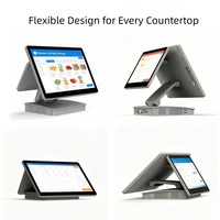 Système de point de vente tactile tout-en-un Android Windows de 15,6 pouces, nouvelle conception OEM ODM pour les magasins et les supermarchés