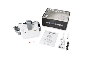 Lunettes FPV Micro VR100 professionnelles de 3 pouces avec recherche automatique 5.8G 40CH et mise au point réglable pour drones de course et entraînement FPV - Product Image 5