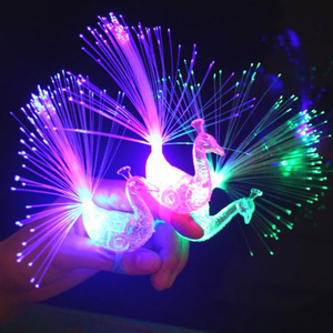 ไฟ LED กระพริบแบบขายส่ง ไฟนิ้ว LED ไฟนิ้วแบบใยแก้วนำแสง แหวนไฟนิ้วหลากสีสัน ไฟเลเซอร์นิ้วสำหรับงานปาร์ตี้ - Product Image 6