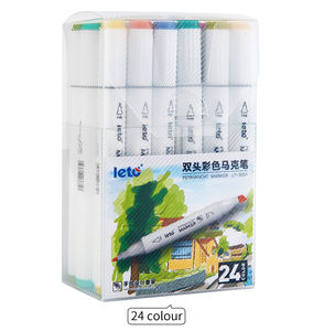 Spidol Berbasis Alkohol Superior Spidol Gambar Ujung Ganda Penanda PenTouch Total 80 Warna dengan Wadah - Product Image 4