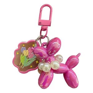 Accessoire de clé de <span class=keywords><strong>voiture</strong></span> Chic durable pour hommes et femmes Porte-clés en acrylique é<span class=keywords><strong>l</strong></span>égant avec pendentif de sac Cadeau parfait pour les amis - Product Image 6