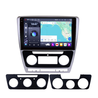 Nouveau système audio de voiture Android 15 avec écran tactile IPS WIFI, DSP, navigation GPS, autoradio pour Skoda Octavia 2007-2014
