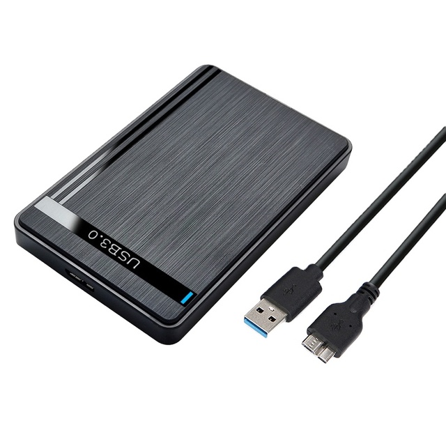 2.5 Inch SATA Hard Drive Enclosure With USB3.0 Interface External SSD Plastic Case 7.5mm 9.5mm Compatibility