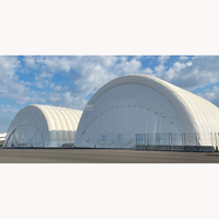 Bâtiments en dôme gonflables pour l'optimisation de l'espace, abri d'entrepôt, structure aérienne, tente de stockage, matériau PVC, imperméable, personnalisable