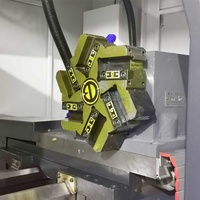 Tour CNC 2 axes, type gang, mini-machine de tournage horizontale à broche unique pour le traitement des métaux