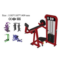 Équipement de gymnastique commerciale, machine à friser les biceps, triceps, biceps, Machine à friser les Biceps latéraux iso