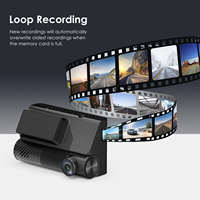 Caméra embarquée 4K+1080P IMX 415 Vision Nocturne NOUVEAUTÉ DVR Voiture 4K Wifi GPS Mode Parking 24h & Capteur G & Enregistrement en Boucle