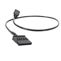 Kabel Daya USB ke SATA 2.5-inci 50cm 22AWG USB20 5V Male ke SATA 15Pin Female Converter untuk Kabel Catu Daya HDD Laptop