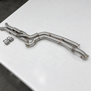 Tuyau intermédiaire d'échappement en acier inoxydable 304 à longueur égale, type Z, 70 mm, pour BMW G80 G81 M3 G82 M4 S58 G87 M2 - Vente chaude - Product Image 4