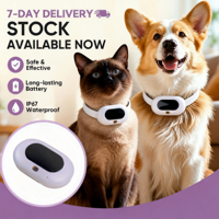 Traceur GPS pour animaux de compagnie étanche IP67, GSM LBS, clôture virtuelle, moniteur d'activité, rechargeable, contrôle par application, collier de suivi pour chien