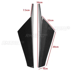 Rear for VW GOLF 8 MK8 MK VIII 2020-2021 <b>Window</b> Side Spoiler Canard Splitter Glossy Black Car Exterior Tail Wing <b>Cover</b> Trim Lip - Product Image 5