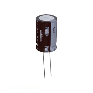 Distribuidor Autorizado, Condensador de Aluminio de 4700 uF, 20%, 10V, Radial, de Orificio Pasante, UPW1A472MHD - Product Image 1