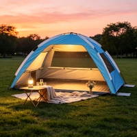 Tente de camping gonflable en gros d'usine, imperméable, individuelle, quatre saisons, pour séjours de nuit