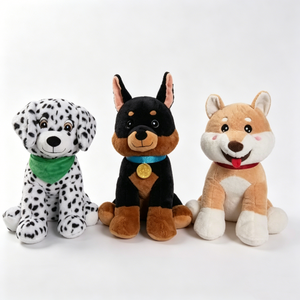 Mochila de Peluche Personalizada para Perros, Set de Peluches de Cachorros de Varias Razas con Relleno de Algodón PP, Unisex para Todas las Edades - Product Image 3