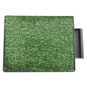 卸売カスタムホット販売トレーニングトイレトレイ屋内犬おしっこトイレペットトイレトレーニング犬草引き出し犬トイレパッド - Product Image 3