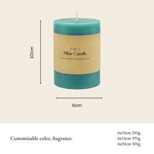 Decoraciones Románticas para Bodas, Vela <span class=keywords><strong>de</strong></span> Pilar Multicolor sin Humo con Logotipo Personalizable - Product Image 3