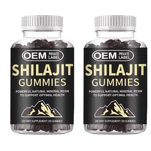 Gomitas de Shilajit para Adultos de Marca Privada OEM ODM, 1400 mg, Suplemento Herbal Vegano Halal, Control de Energía, Venta al por Mayor a Granel - Product Image 1