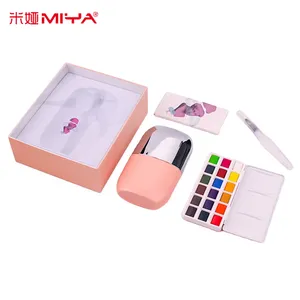 Himi Miya New 18 Colors Art Solid Watercolor Paint Water Color Paint Set For Painting