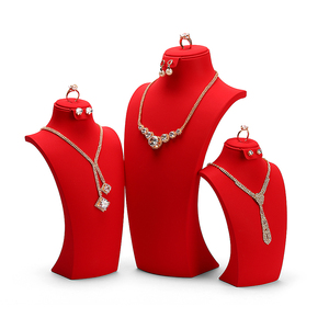 Expositor de Collares Digu, Soporte para Joyería, Maniquí para Exhibición de Joyería en Vitrinas de Tiendas, Exhibidor de Anillos, Aretes y Collares, Personalizable - Product Image 5