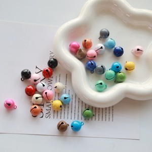 Petite cloche de 14 mm à peindre, accessoires pour porte-clés DIY, jouet pour animaux de compagnie, pendentif, bonbon, mot, Noël - Product Image 2