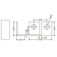 High Durability Brass Tin Plated >30 AWG PCB Metal Pins Screw Connection Optical Instruments Terminal Blocks