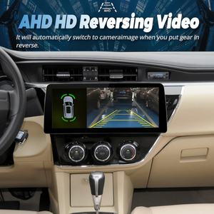 Lecteur vidéo de voiture Android 13 avec écran large de 12,3 pouces, autoradio stéréo pour Toyota Corolla 2014-2016, GPS, multimédia, Carplay, unité principale - Product Image 3