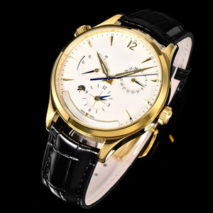 <b>Top</b> Quality Designer Style Automatic World Time Global Cities Dual Time Zone Power Reserve Sapphire <b>Rose</b> Gold Mens Luxury Watch - Product Image 2