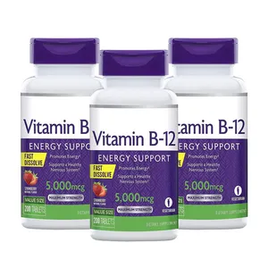 Vente en gros OEM complexe vitamine b vitamine b 12 comprimés capsules compléments alimentaires