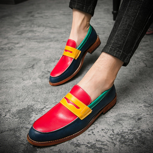 Chaussures habillées décontractées personnalisées pour hommes, chaussures mocassins colorées populaires, chaussures italiennes de soirée en boîte de nuit, chaussures <span class=keywords><strong>bateau</strong></span> attrayantes - Product Image 5