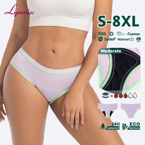 Mutande Mestruali LYNMISS OEM Traspiranti a 4 Strati, Anti-Perdita, Igieniche, Senza Cuciture, Certificate OEKO-TEX - Product Image 1