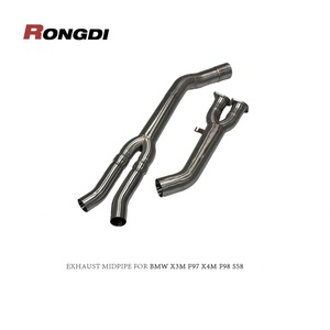 Sport Car Stainless Steel Exhaust Midpipe for BMW X3M F97 X4M F98 S58 3.0T - Product Image 1